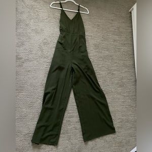 Olive green jumpsuit
